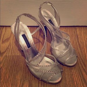 Silver High Heels